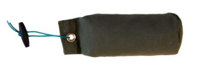 Huvudbild Tygdummy Ca 250 g Olive Plasthandtag Totallängd utan handtag ca 19 cm Diameter ca 6,5 cm